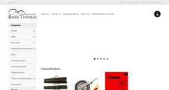 Desktop Screenshot of bassthings.com